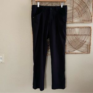 Lululemon Pants Black ABC Regular Fit Dress Chino 5 Pocket Casual Men's Sz 34x32
